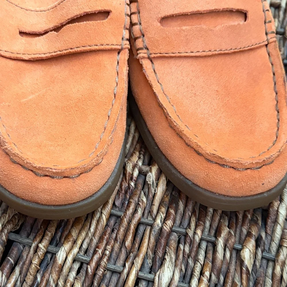 Born Vibrant Orange Suede Flats - Picture 8 of 8